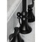 Kingston Brass KS2980DFL NuFrench Widespread Bathroom Faucet W/Brass Pop-Up, Matte Blk KS2980DFL - alternate 7